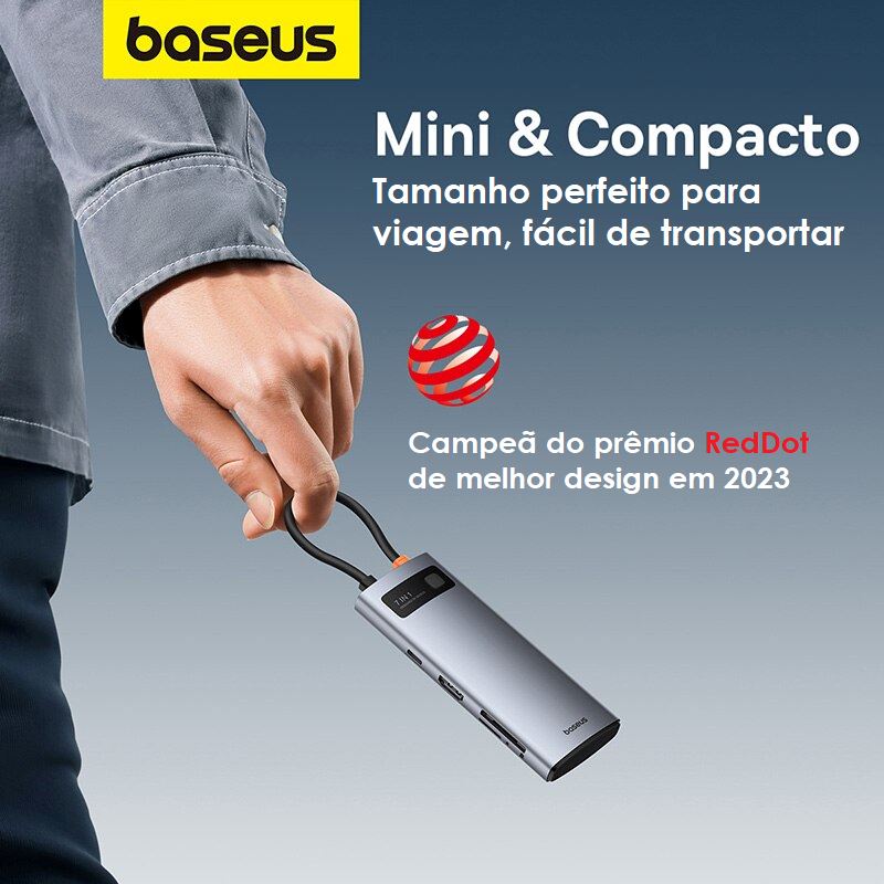 Hub Baseus 7 em 1 eletronicos 020 Loja da Dryka 