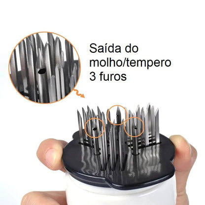 Injetor de Temperos e Amaciantes de Carne Multifuncional amaciador de carne 001 Loja da Dryka 
