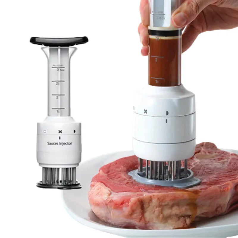 Injetor de Temperos e Amaciantes de Carne Multifuncional Loja da Dryka 
