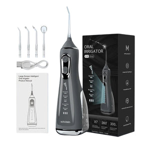 Irrigador Oral - Tooth Clear Bem estar 010 lojadadryka Cinza 