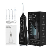 Irrigador Oral - Tooth Clear Bem estar 010 lojadadryka Preto 