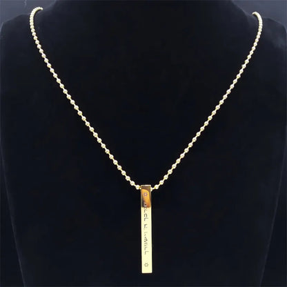 Jewish Hexagram Israel Amulet Necklace for Women Men Stainless Steel Star of David Magen Mezuzah Bead Chain Jewelry NXHA194S02 Loja da Dryka 