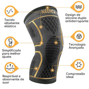 Joelheira Ortopédica de Compressão - NEENCA esporte 017 Loja da Dryka 
