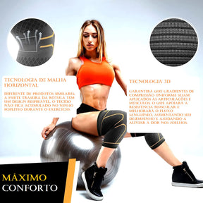 Joelheira Ortopédica de Compressão - NEENCA esporte 017 Loja da Dryka 