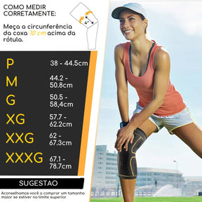 Joelheira Ortopédica de Compressão - NEENCA esporte 017 Loja da Dryka 
