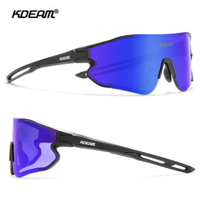 KDEAM Durable TR90 Men's Sports Sunglasses Polarized Scratch-resistant 1.1mm Thickness Lens Coating Sun Glasses Man KD0801 Loja da Dryka 