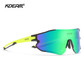 KDEAM Durable TR90 Men's Sports Sunglasses Polarized Scratch-resistant 1.1mm Thickness Lens Coating Sun Glasses Man KD0801 Loja da Dryka 