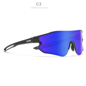 KDEAM Durable TR90 Men's Sports Sunglasses Polarized Scratch-resistant 1.1mm Thickness Lens Coating Sun Glasses Man KD0801 Loja da Dryka C2 