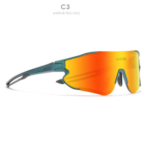 KDEAM Durable TR90 Men's Sports Sunglasses Polarized Scratch-resistant 1.1mm Thickness Lens Coating Sun Glasses Man KD0801 Loja da Dryka C3 