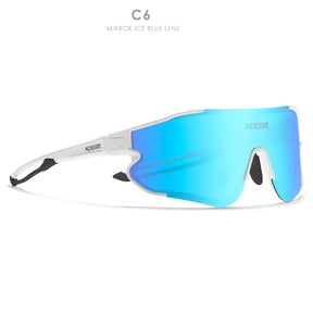 KDEAM Durable TR90 Men's Sports Sunglasses Polarized Scratch-resistant 1.1mm Thickness Lens Coating Sun Glasses Man KD0801 Loja da Dryka C6 