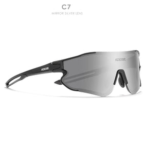 KDEAM Durable TR90 Men's Sports Sunglasses Polarized Scratch-resistant 1.1mm Thickness Lens Coating Sun Glasses Man KD0801 Loja da Dryka C7 