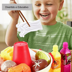 Kit Frutas e Legumes - Master Chef brinquedo 012 Loja da Dryka 