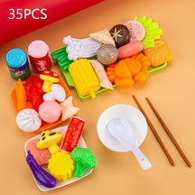Kit Frutas e Legumes - Master Chef brinquedo 012 Loja da Dryka E 35PCS 