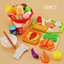 Kit Frutas e Legumes - Master Chef brinquedo 012 Loja da Dryka F 36PCS 