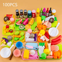Kit Frutas e Legumes - Master Chef brinquedo 012 Loja da Dryka I 100PCS 