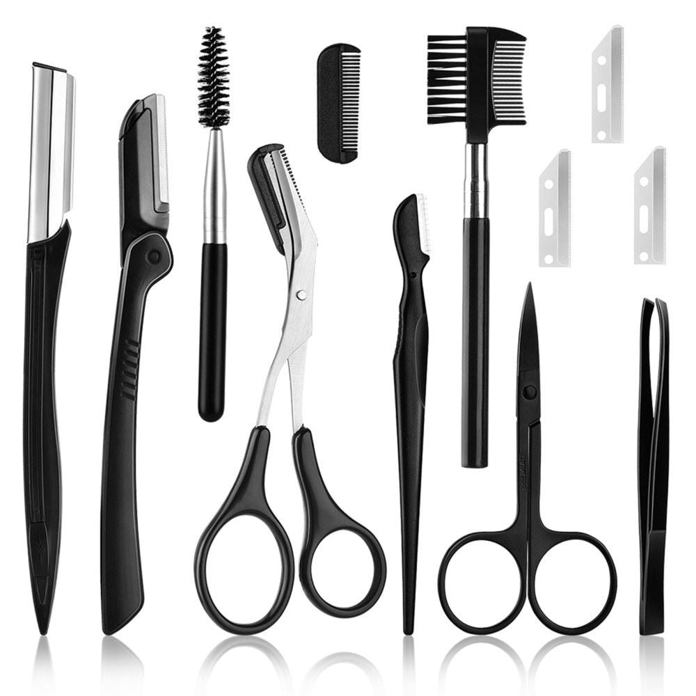 Kit Modelador de Sobrancelhas - Slim Cut Beleza 002 lojadadryka Preto 