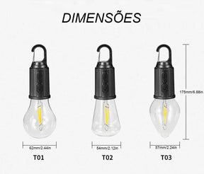 Lâmpada LED Camping Lâmpada portátil Loja da Dryka 