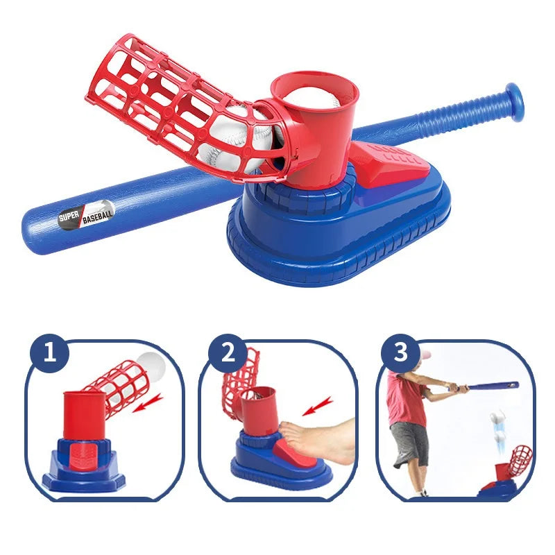 Lançador Portátil de Beisebol para Crianças brinquedo 014 Loja da Dryka 