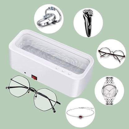 Limpador Ultrassônico Multifuncional para Óculos, Relógio e Jóias limpador 001 lojadadryka 