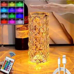 Luminária De Mesa Cristal Light (16 Cores) decoracao 002 lojadadryka 