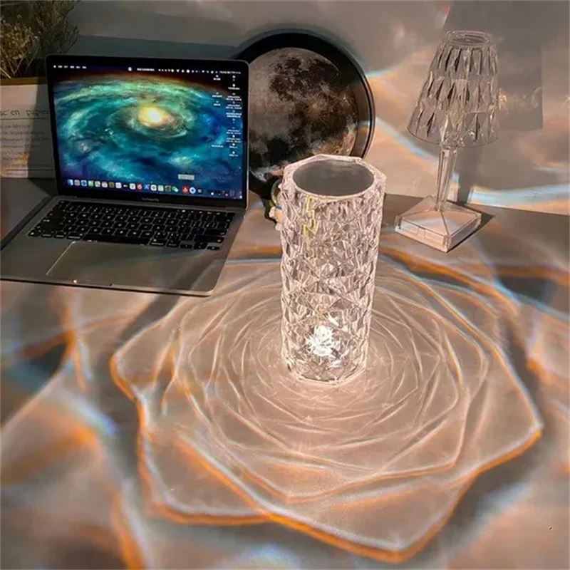 Luminária De Mesa Cristal Light (16 Cores) decoracao 002 lojadadryka 