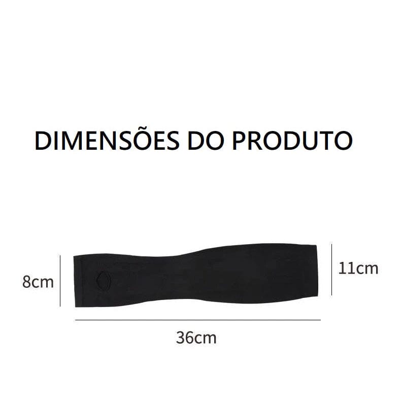 Mangas Geladas para Proteção Solar - Ice Sun acessorio - mangas geladas Loja da Dryka 