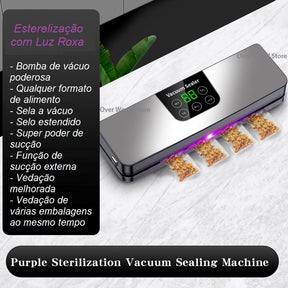 Máquina Seladora a Vácuo Elétrica cozinha 001 lojadadryka 