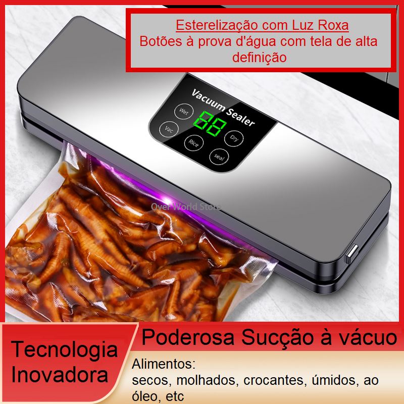 Máquina Seladora a Vácuo Elétrica cozinha 001 lojadadryka 