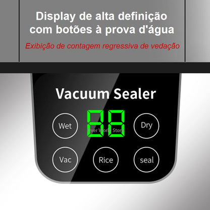 Máquina Seladora a Vácuo Elétrica cozinha 001 lojadadryka 