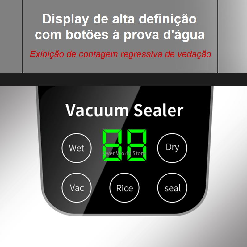 Máquina Seladora a Vácuo Elétrica cozinha 001 lojadadryka 