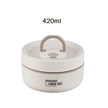 Marmita Térmica Redonda - Multi Layer marmita 003 Loja da Dryka Bege 420ml 