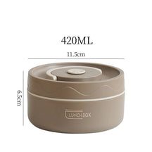 Marmita Térmica Redonda - Multi Layer marmita 003 Loja da Dryka Marrom 420ml 