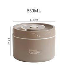Marmita Térmica Redonda - Multi Layer marmita 003 Loja da Dryka Marrom 550ml 