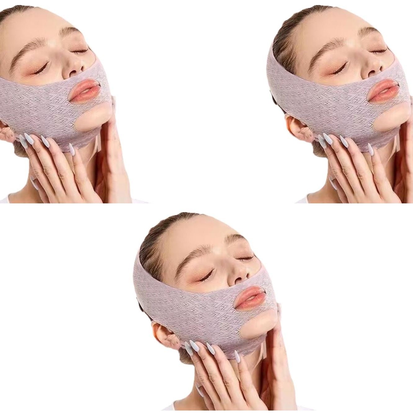 Máscara de Lifting Facial & Papada Beleza 026 Loja da Dryka 3 unid 