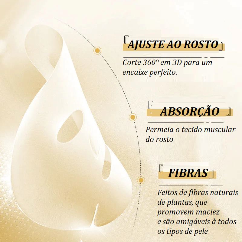 Máscara Facial 24K - SADOER beleza 041 Loja da Dryka 