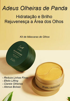 Máscara Hidratante para os Olhos com Colágeno- Hidrata e Clareia a Pele - 60 adesivos Beleza 042 Loja da Dryka 