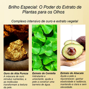 Máscara Hidratante para os Olhos com Colágeno- Hidrata e Clareia a Pele - 60 adesivos Beleza 042 Loja da Dryka 