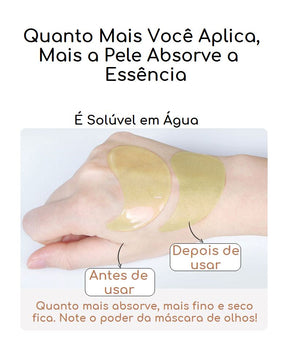 Máscara Hidratante para os Olhos com Colágeno- Hidrata e Clareia a Pele - 60 adesivos Beleza 042 Loja da Dryka 