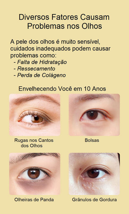 Máscara Hidratante para os Olhos com Colágeno- Hidrata e Clareia a Pele - 60 adesivos Beleza 042 Loja da Dryka 