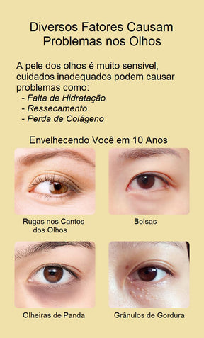 Máscara Hidratante para os Olhos com Colágeno- Hidrata e Clareia a Pele - 60 adesivos Beleza 042 Loja da Dryka 