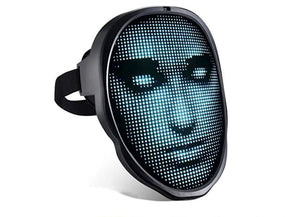 Máscara LED 3D brinquedo 025 Loja da Dryka Carregador USB 