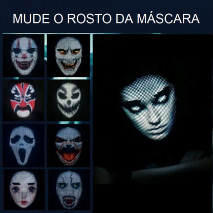 Máscara LED 3D mascara 001 Loja da Dryka 