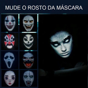 Máscara LED 3D mascara 001 Loja da Dryka 