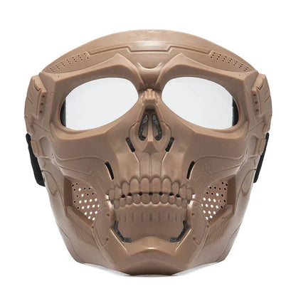Máscara para Airsoft - SkullFace Loja da Dryka Caqui 1 