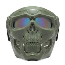 Máscara para Airsoft - SkullFace Loja da Dryka Verde 2 