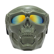 Máscara para Airsoft - SkullFace Loja da Dryka Verde 3 