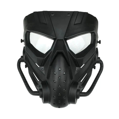 Máscara Tática para Airsoft Predator esporte - airsoft predator Loja da Dryka Preta-Branco 