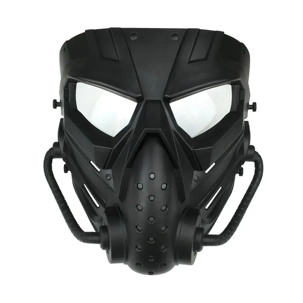 Máscara Tática para Airsoft Predator esporte - airsoft predator Loja da Dryka Preta-Branco 