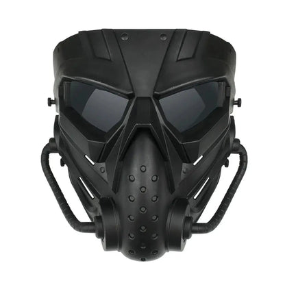 Máscara Tática para Airsoft Predator esporte - airsoft predator Loja da Dryka Preta-Preta 
