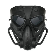 Máscara Tática para Airsoft Predator esporte - airsoft predator Loja da Dryka Preta-Preta 